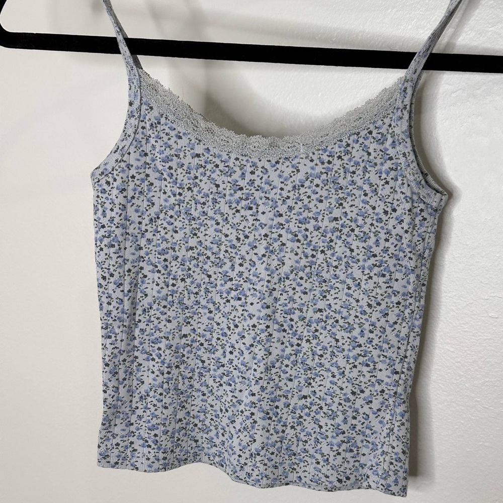 Brandy Melville Green Jogger Track Pants and floral cami set - Picture 8 of 11